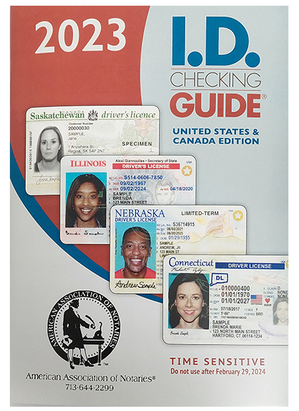 Notary ID Checking Guide 2023 Edition for Arizona Notaries