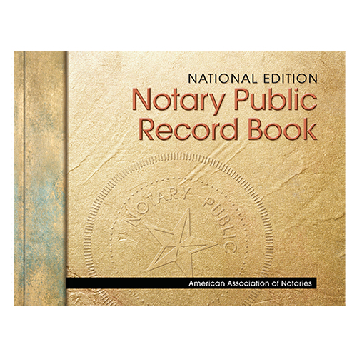 Arizona Perfectly Bound Notary Public Journal (Record Book) - Stone Cover