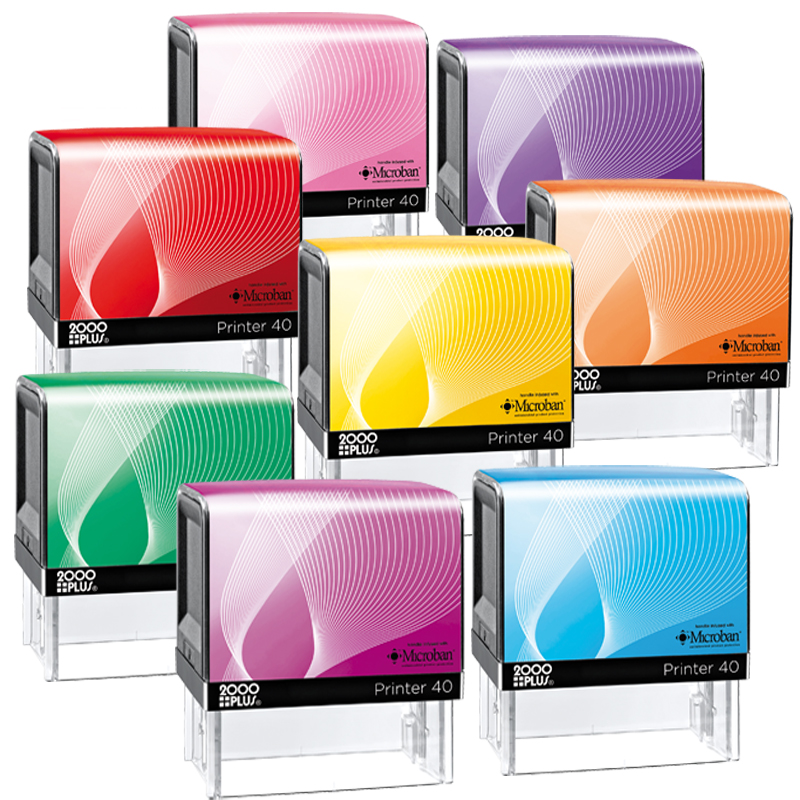 Arizona Notary Stamp - Cosco P40 New! Notary Self-inking Stamp with Microbanr Anti-microbial Additive