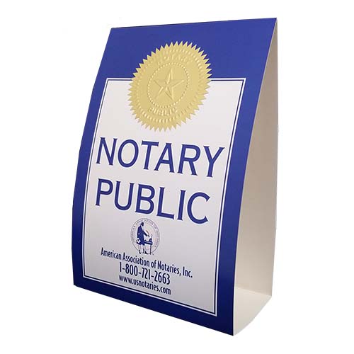 Arizona Notary Display Sign