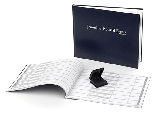 Arizona Hard Cover Notary Journal with Thumbprint Pad