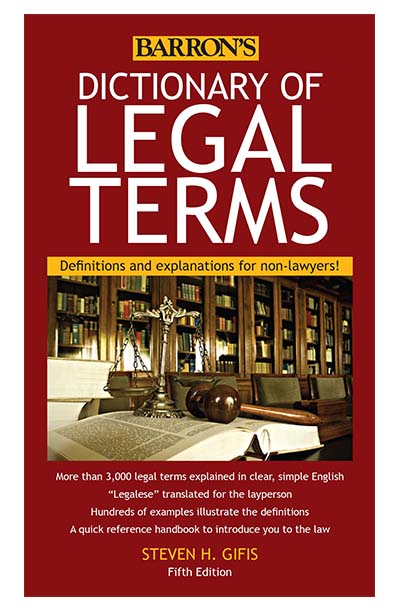 This Arizona notary handy dictionary cuts through the complexities of legal jargon and presents definitions and explanations that can be understood by non-lawyers. Approximately 2,500 terms are included with definitions and explanations for consumers, business proprietors, legal beneficiaries, investors, property owners, litigants, and all others who have dealings with the law. Terms are arranged alphabetically from Abandonment to Zoning.