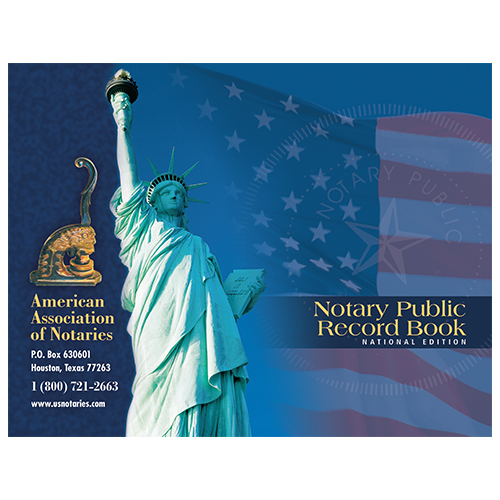 Arizona Notary Record Book (450 entries)