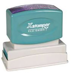 Eco-green Xstamper is a name synonymous with high quality, sturdiness, and durability. Just make a notary stamp impression and you will immediately notice the difference in impression sharpness and clarity that this Arizona notary stamp makes compared to other brands.