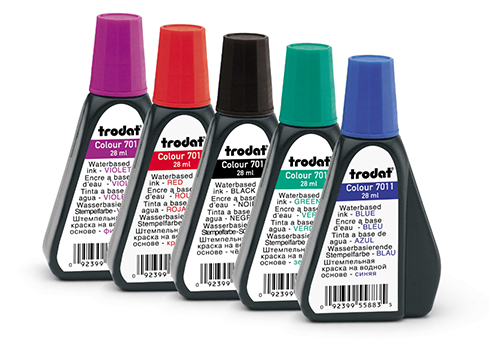 Keep a bottle of ink handy in case your self-inking Arizona notary stamp needs a refill. Click on the 'Add to Cart' button to choose the right ink color.